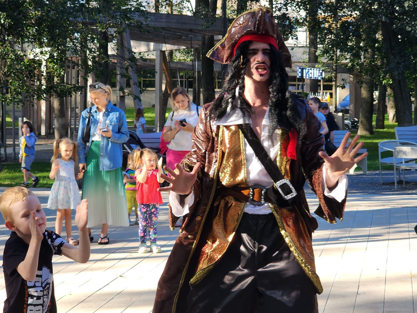 Звенигород, городской парк, день Военно-морского флота