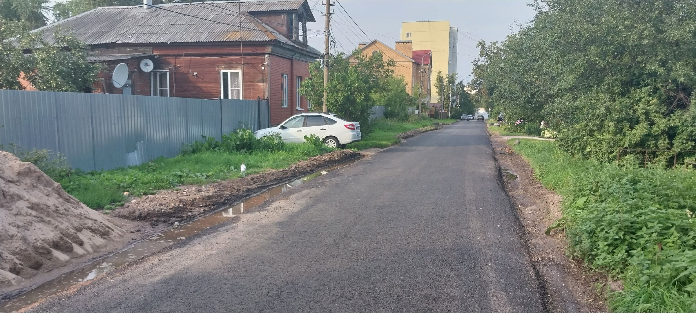 Коломна, дороги, новый асфальт