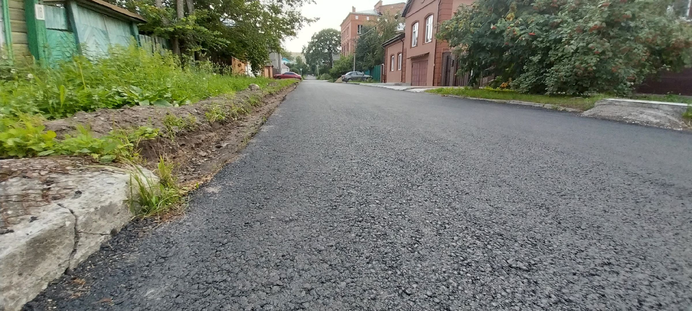 Коломна, дороги, новый асфальт