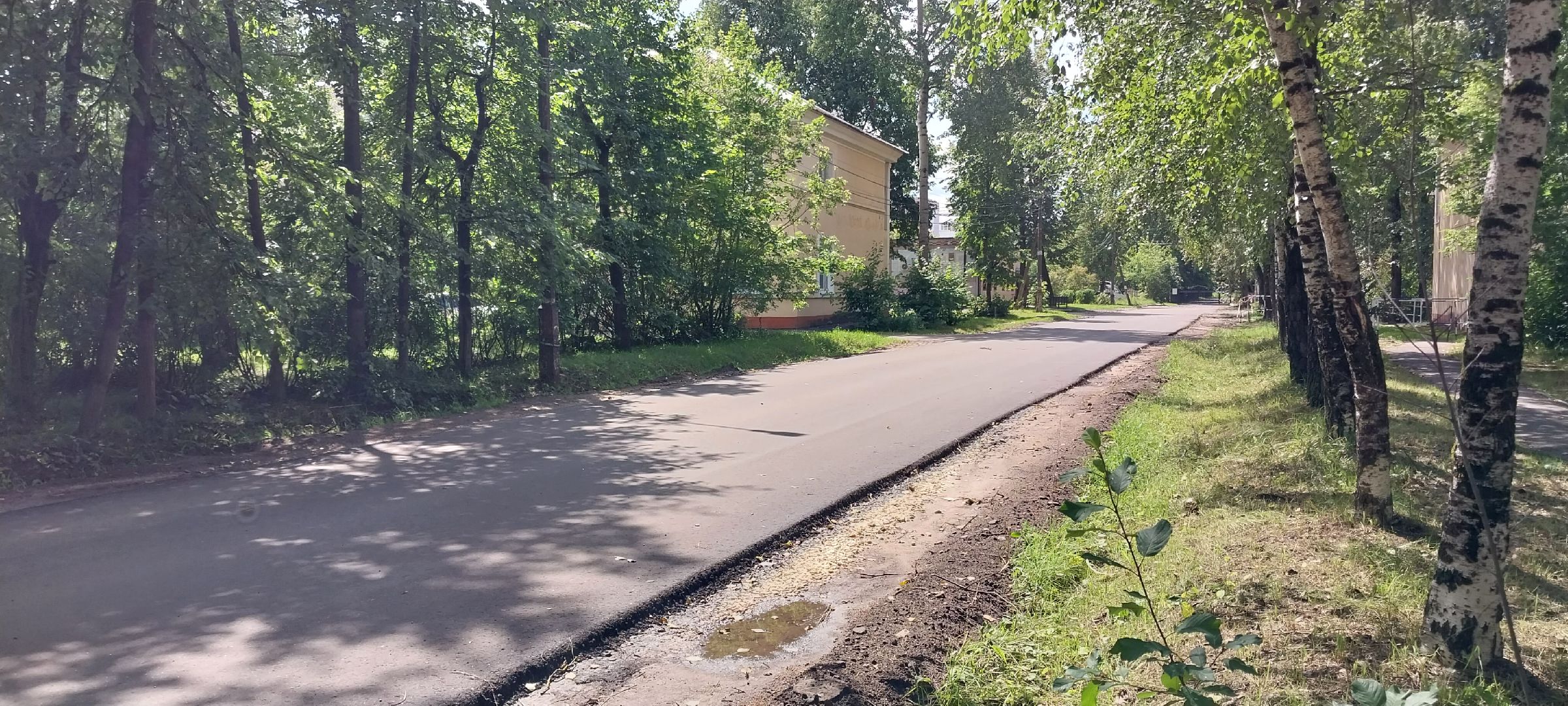 Коломна, дороги, новый асфальт