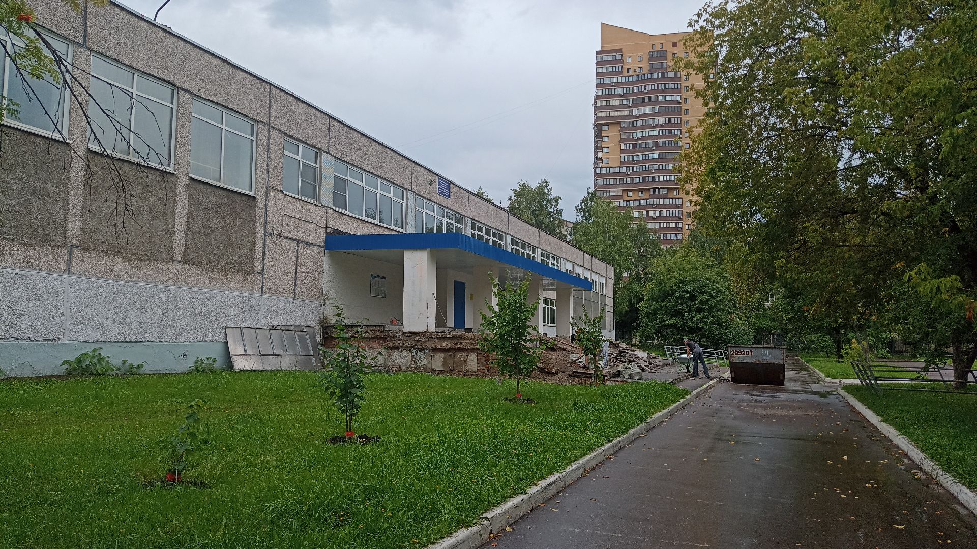 Реутов, образование, спортзал, ремонт, рабочие