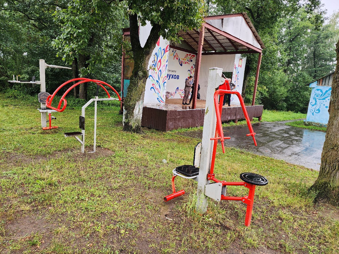 поселок мирный, серпухов, спортплощадка, Здоровое Отечество, спорт, зож,