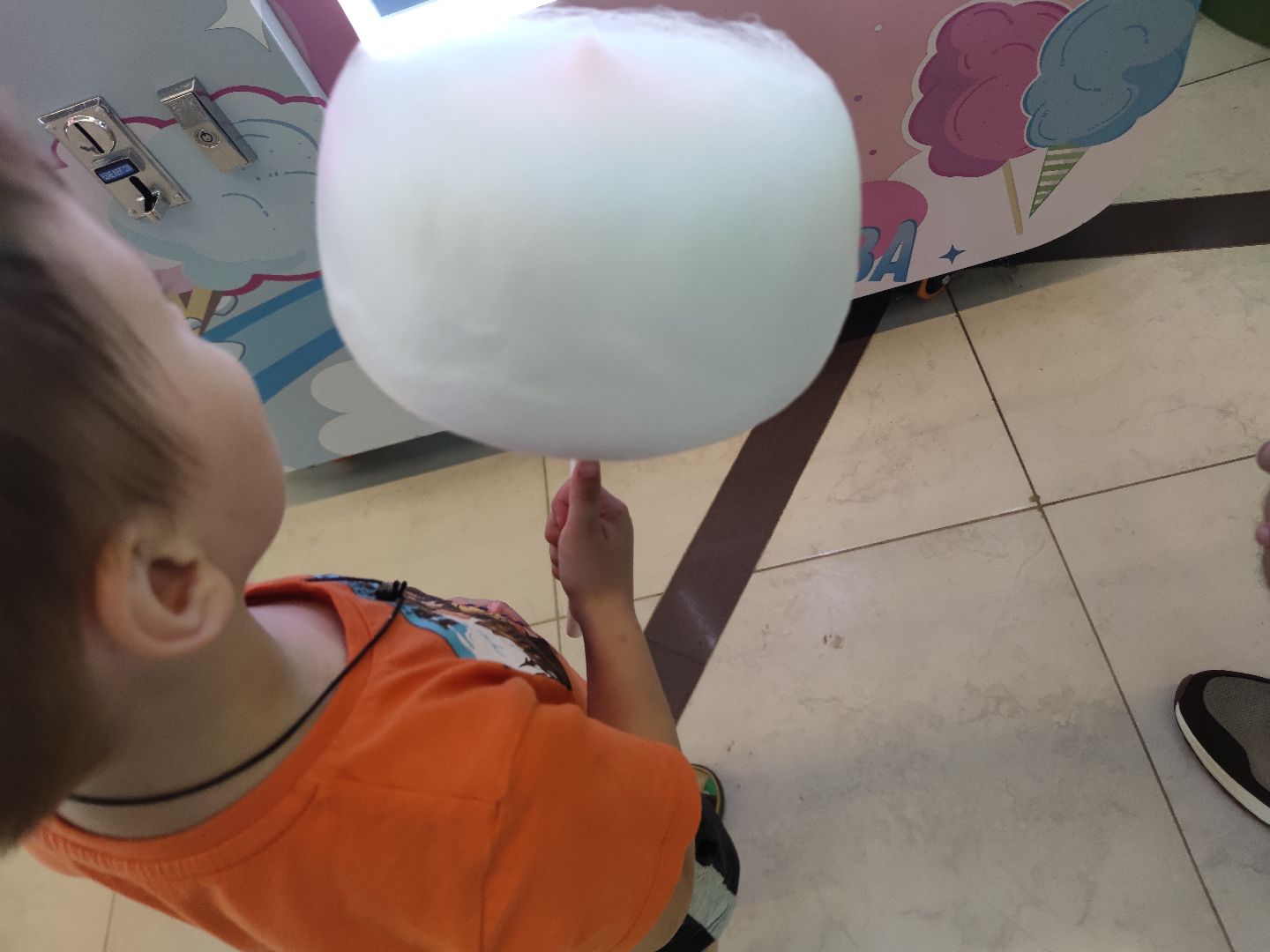 Сладкая вата, автомат, торговый центр, дети, Дубна