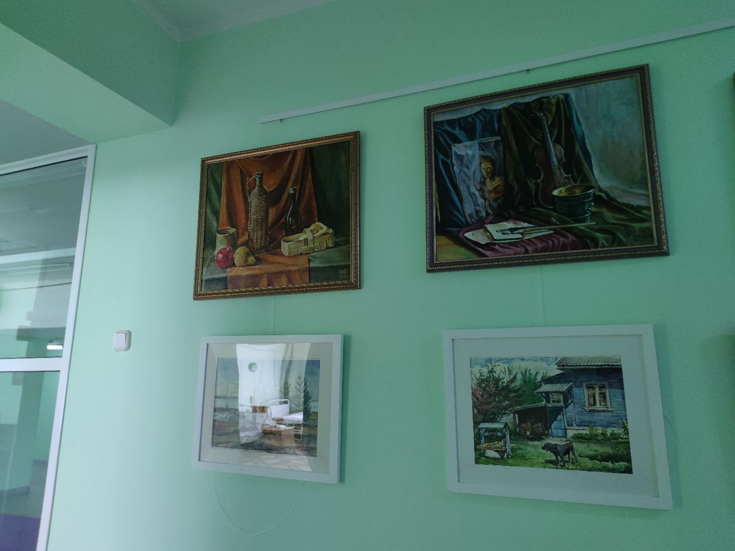 Картины, выставка, ФБУЗ МСЧ №9 ФМБА России, Дубна