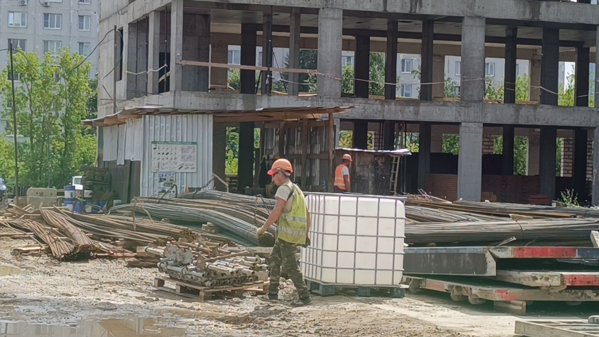 Лобня, строительство, поликлиника