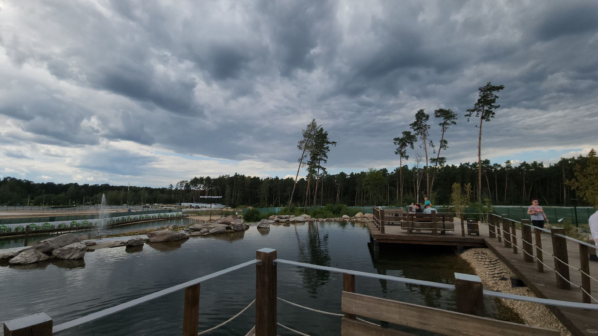 Одинцово, парк малевича, ромашково, немчиновка, раздоры, искусство, пруд, купание, акулы, хищники, художники