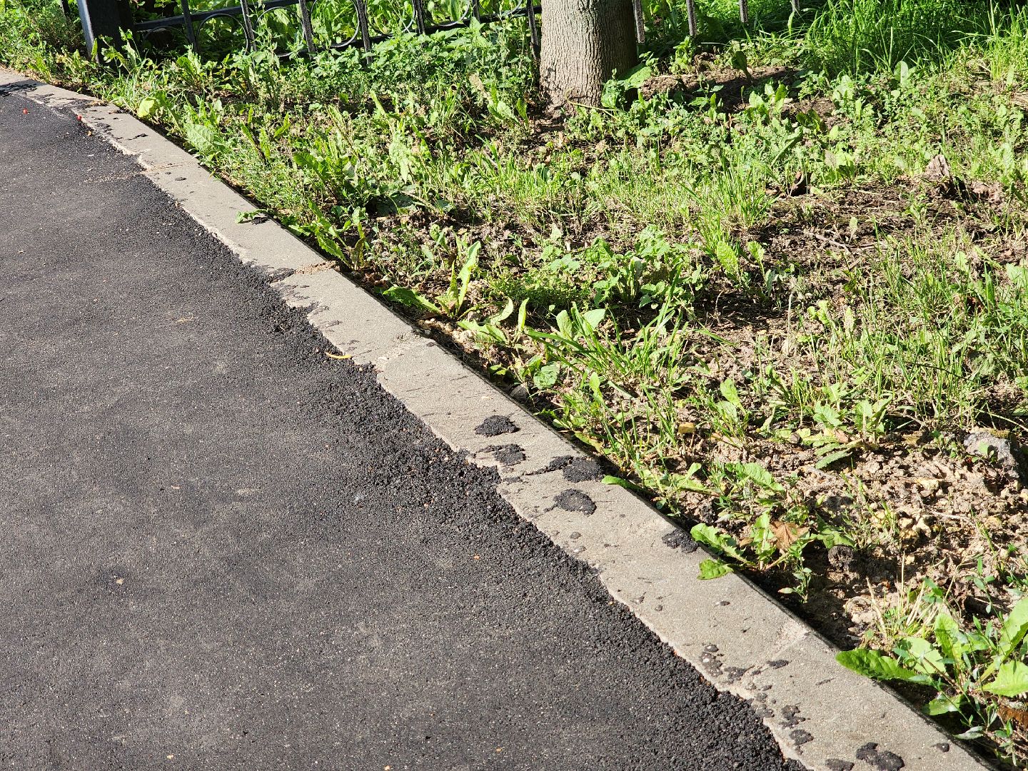 Новый тротуар, школа №18, Павловский Посад, ремонт, благоустройство