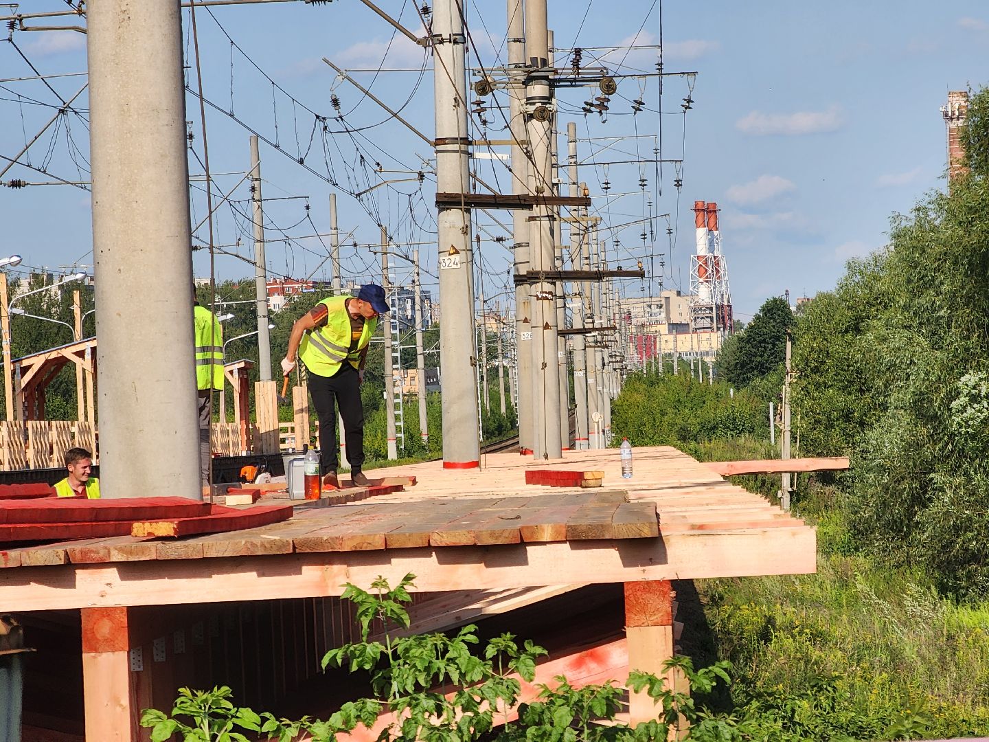 Павловский Посад, городской округ Павловский Посад, транспорт, дорога, станция, Вохна