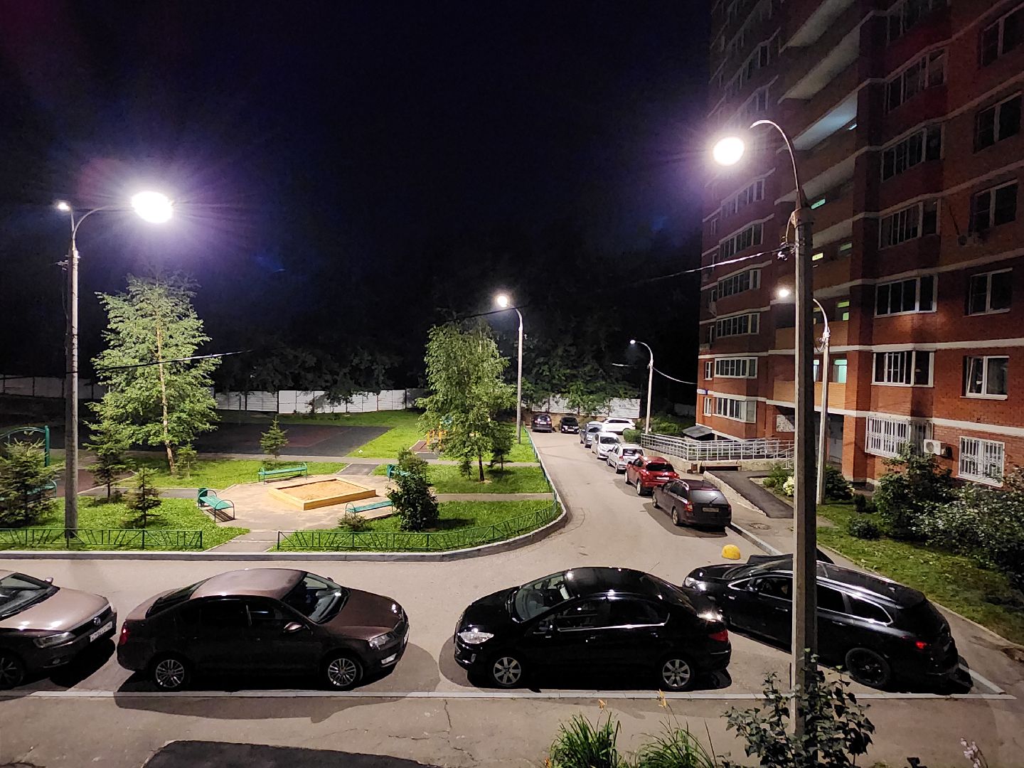 Климовск, освещение