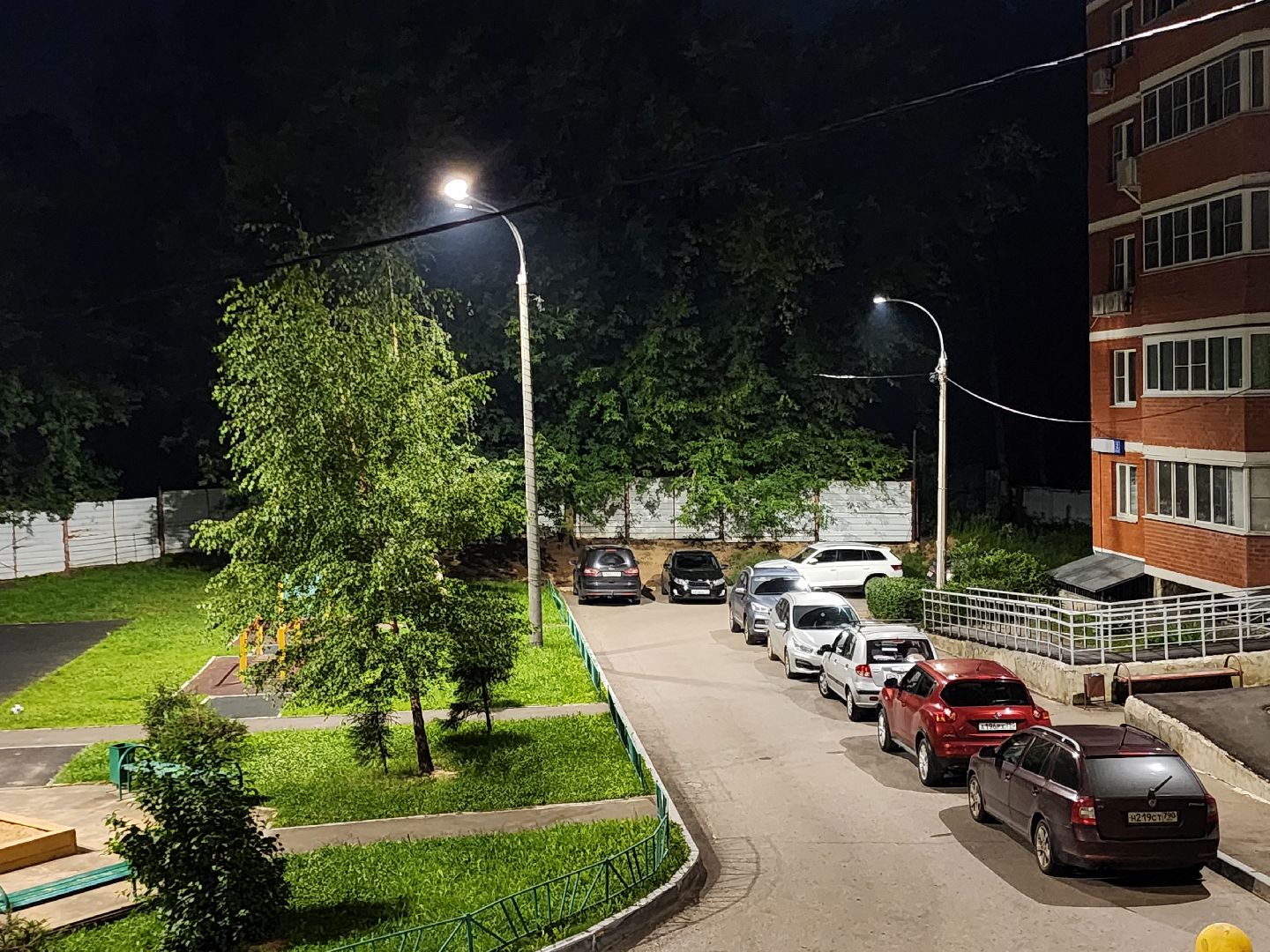 Климовск, освещение