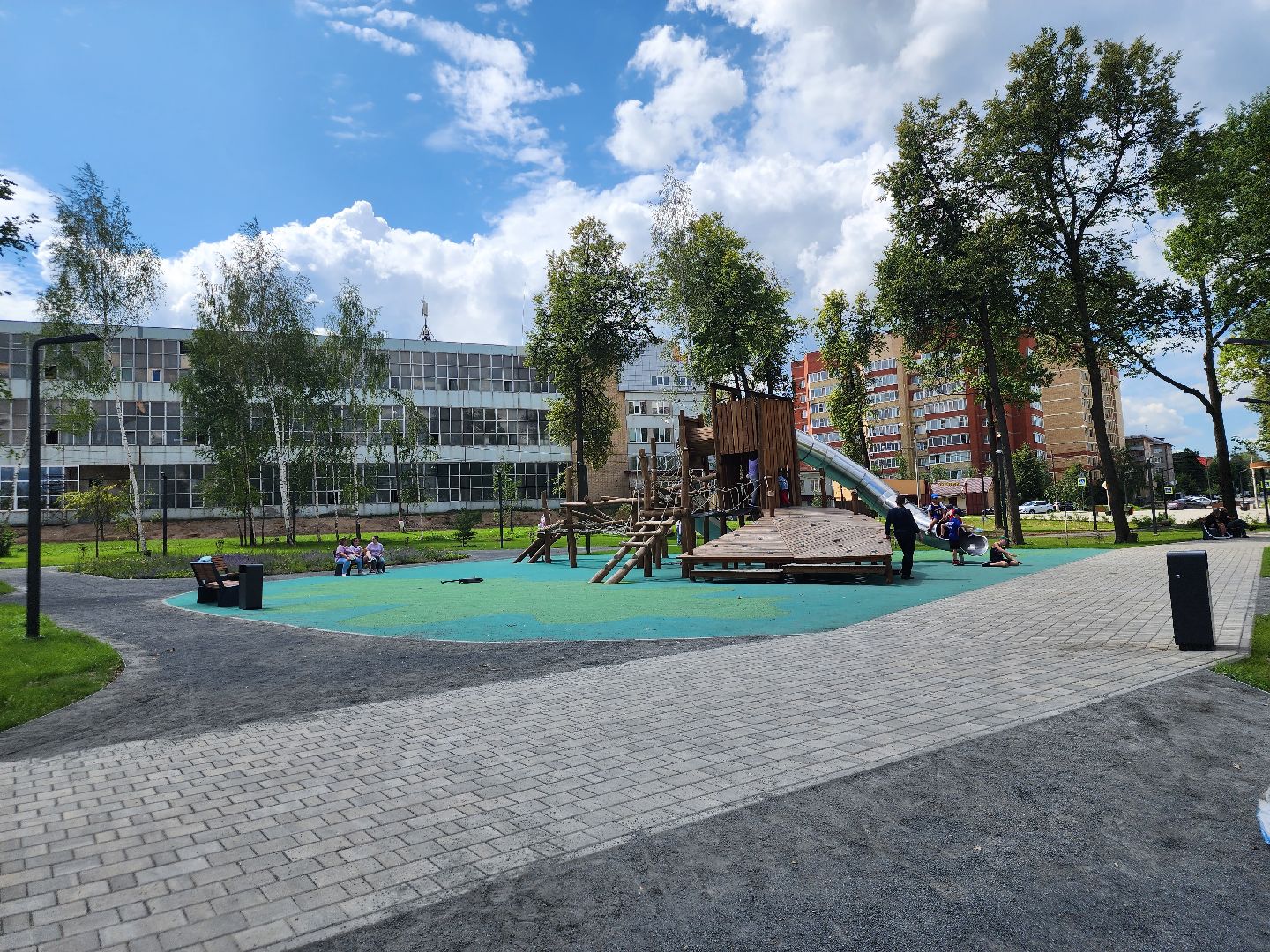 Павловский Посад, городской округ Павловский Посад, парк, Дубрава, благоустройство, люди, жители