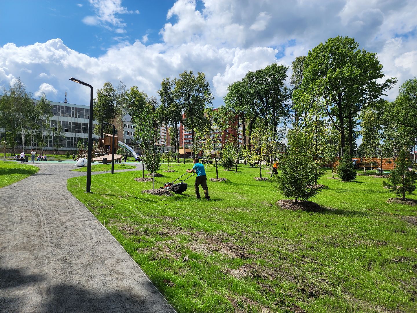 Павловский Посад, городской округ Павловский Посад, парк, Дубрава, благоустройство, люди, жители