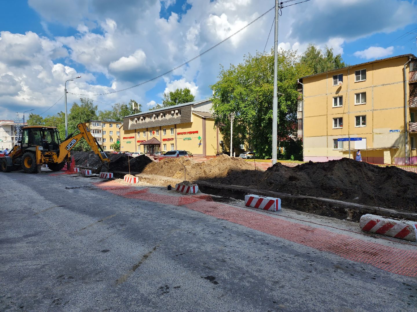 Раменское, ЖКХ, строительство тепловой сети на Чугунова