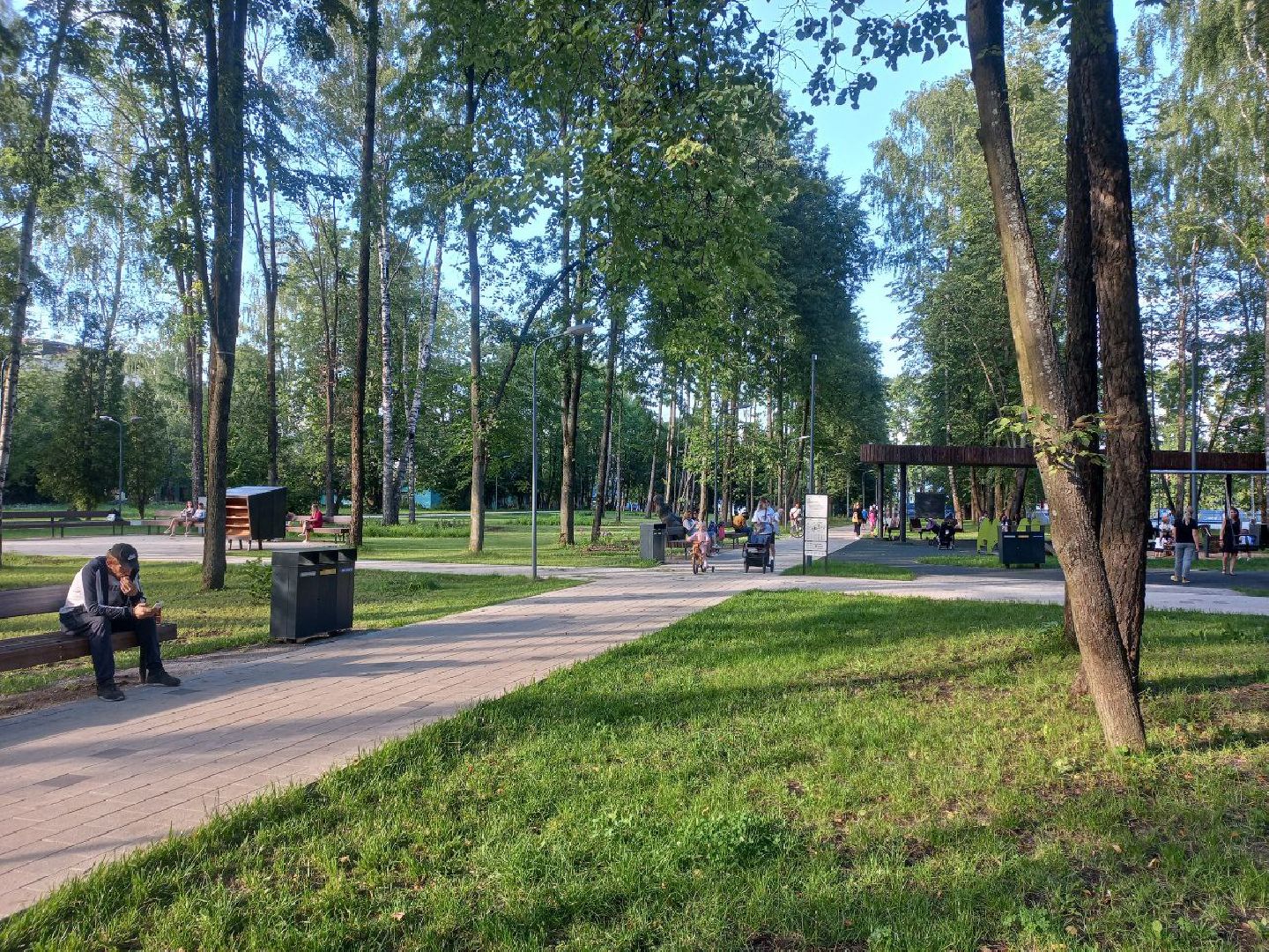 Солнечногорск, парк, благоустройство, жители, прогулка