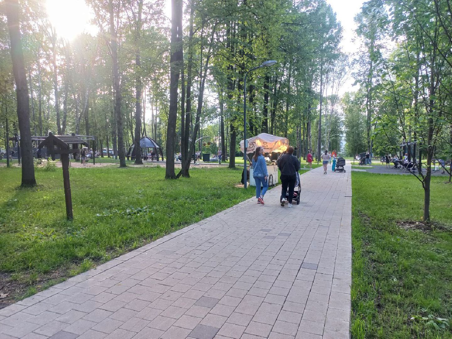 Солнечногорск, парк, благоустройство, жители, прогулка