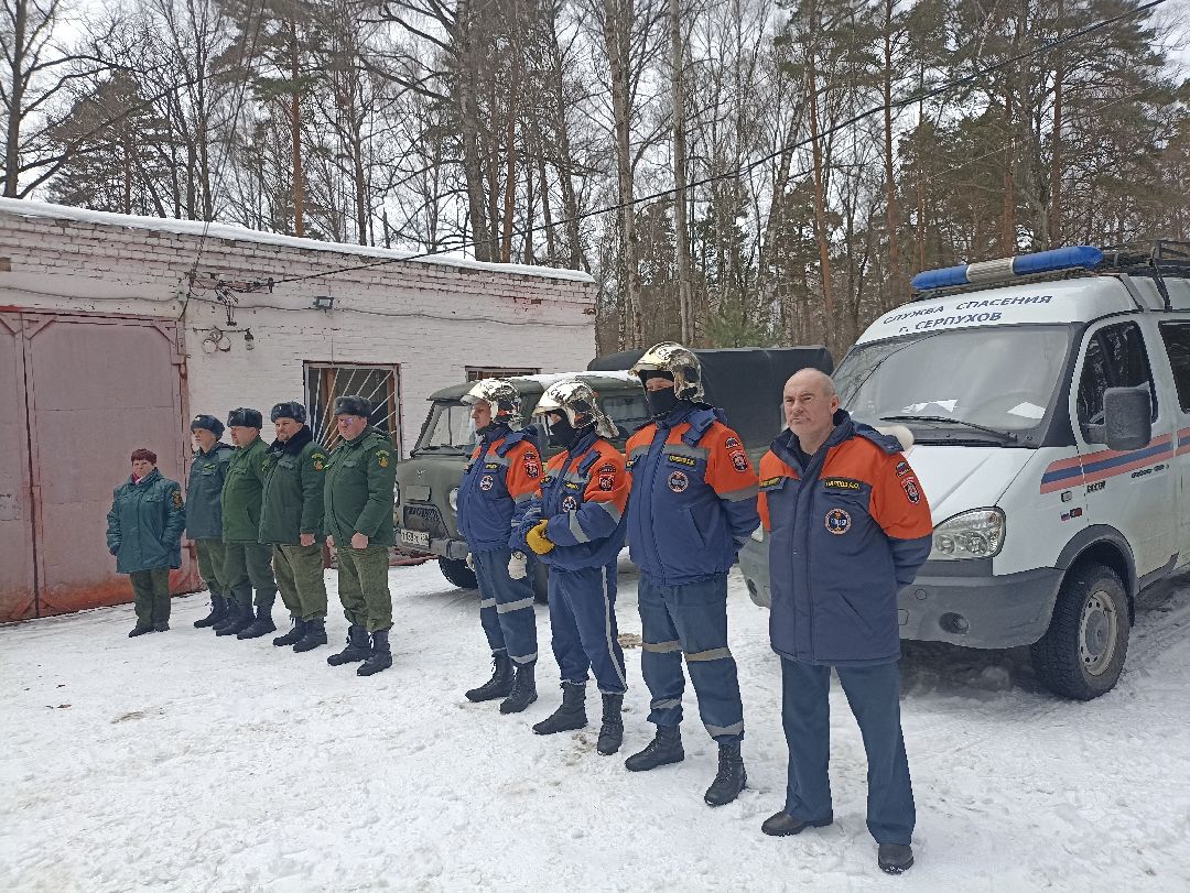 Серпухов, учения, спасатели