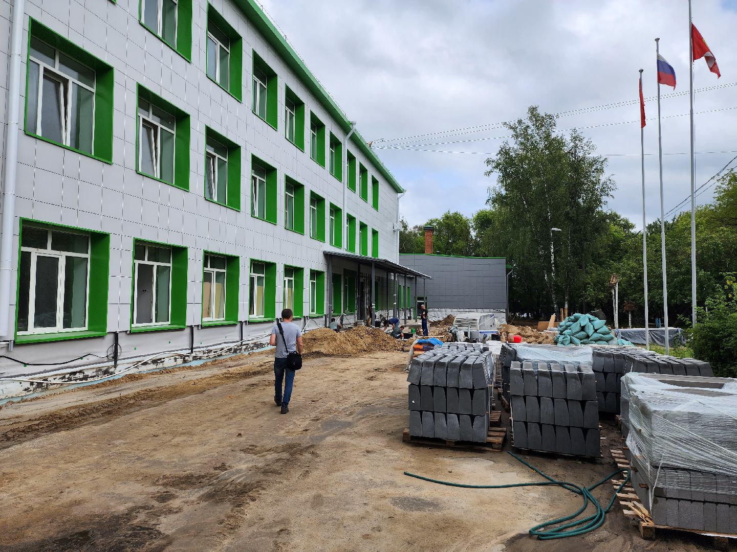 школа №13, серпухов, строительная готовность школы, образование, школа, ремонт,