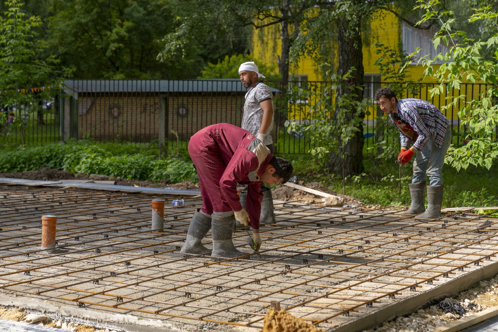 Парк Гальчино, кадеты ФСО, Домодедово
