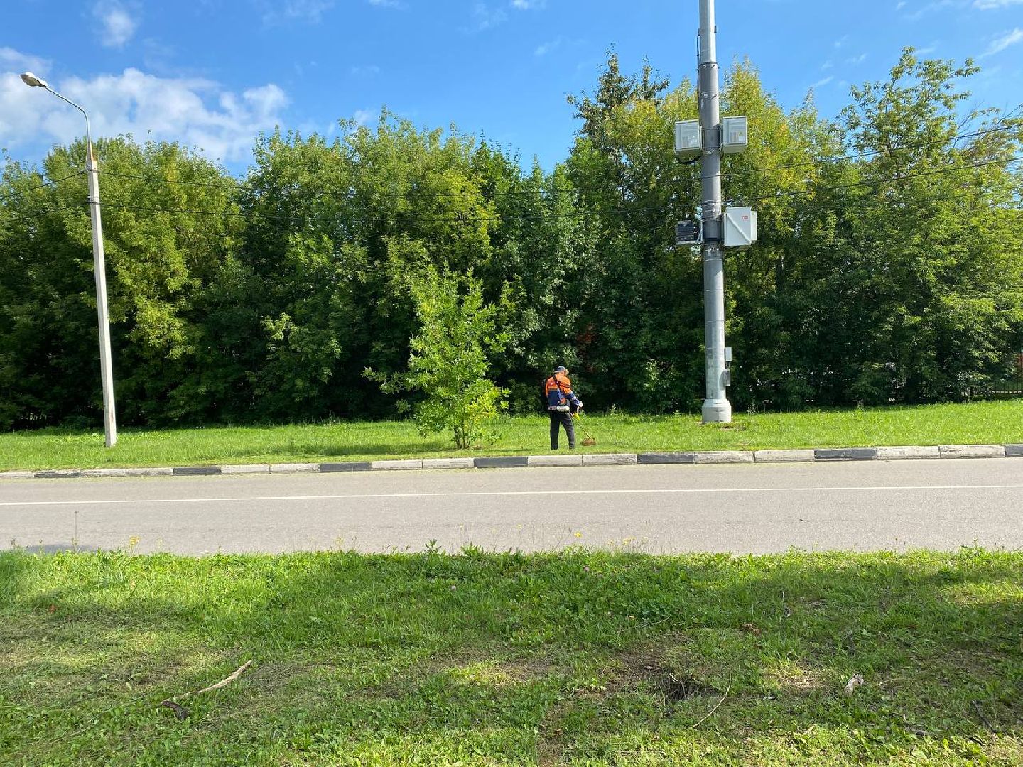 Чехов, благоустройство, покос травы, жители, коммунальные службы