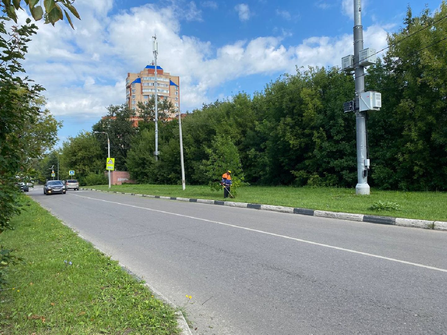 Чехов, благоустройство, покос травы, жители, коммунальные службы