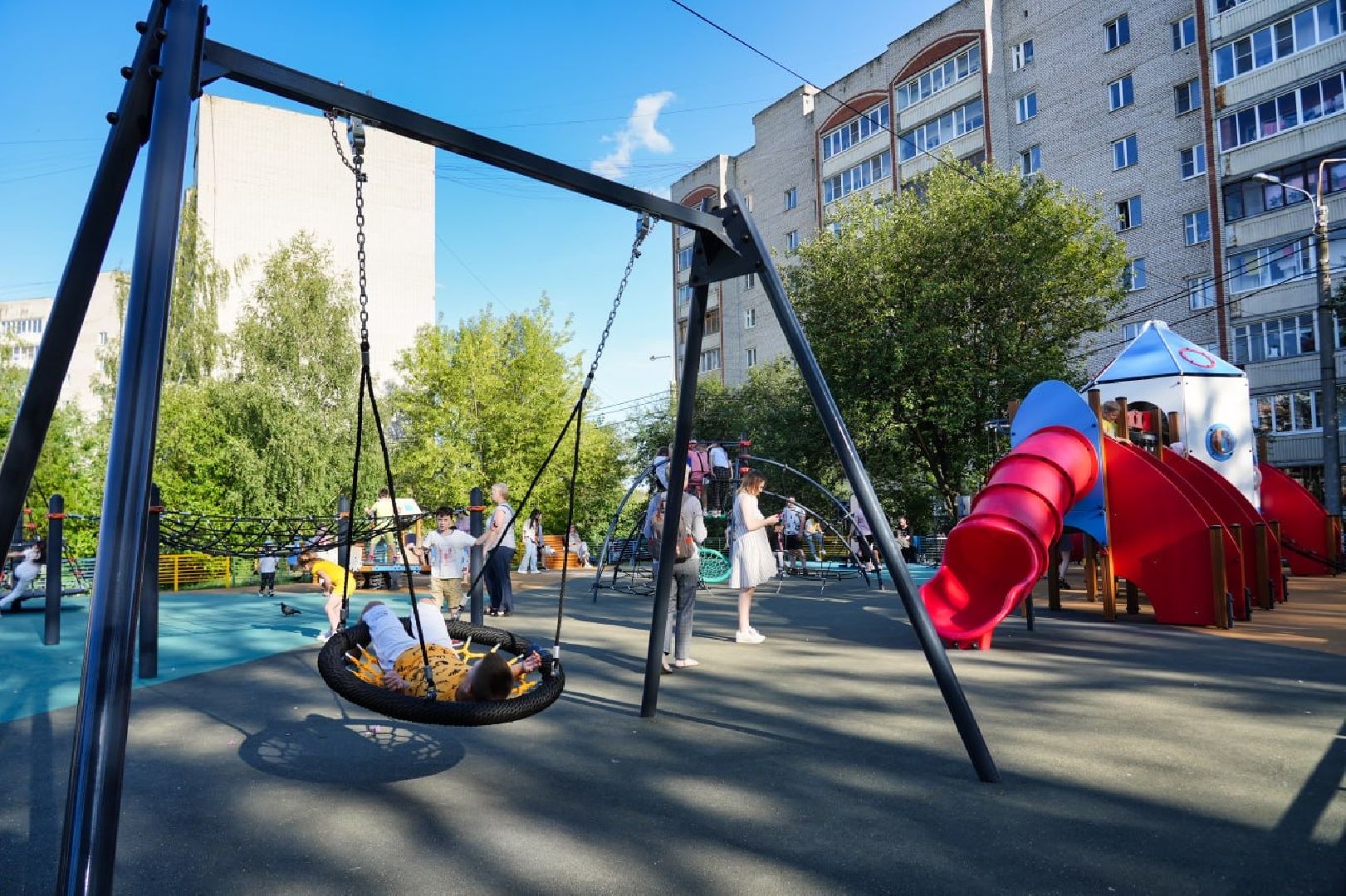 Сергиево-Посадский городской округ, Сергиев Посад, Благоустройство, Детские площадки, Губернаторская программа, Наше Подмосковье