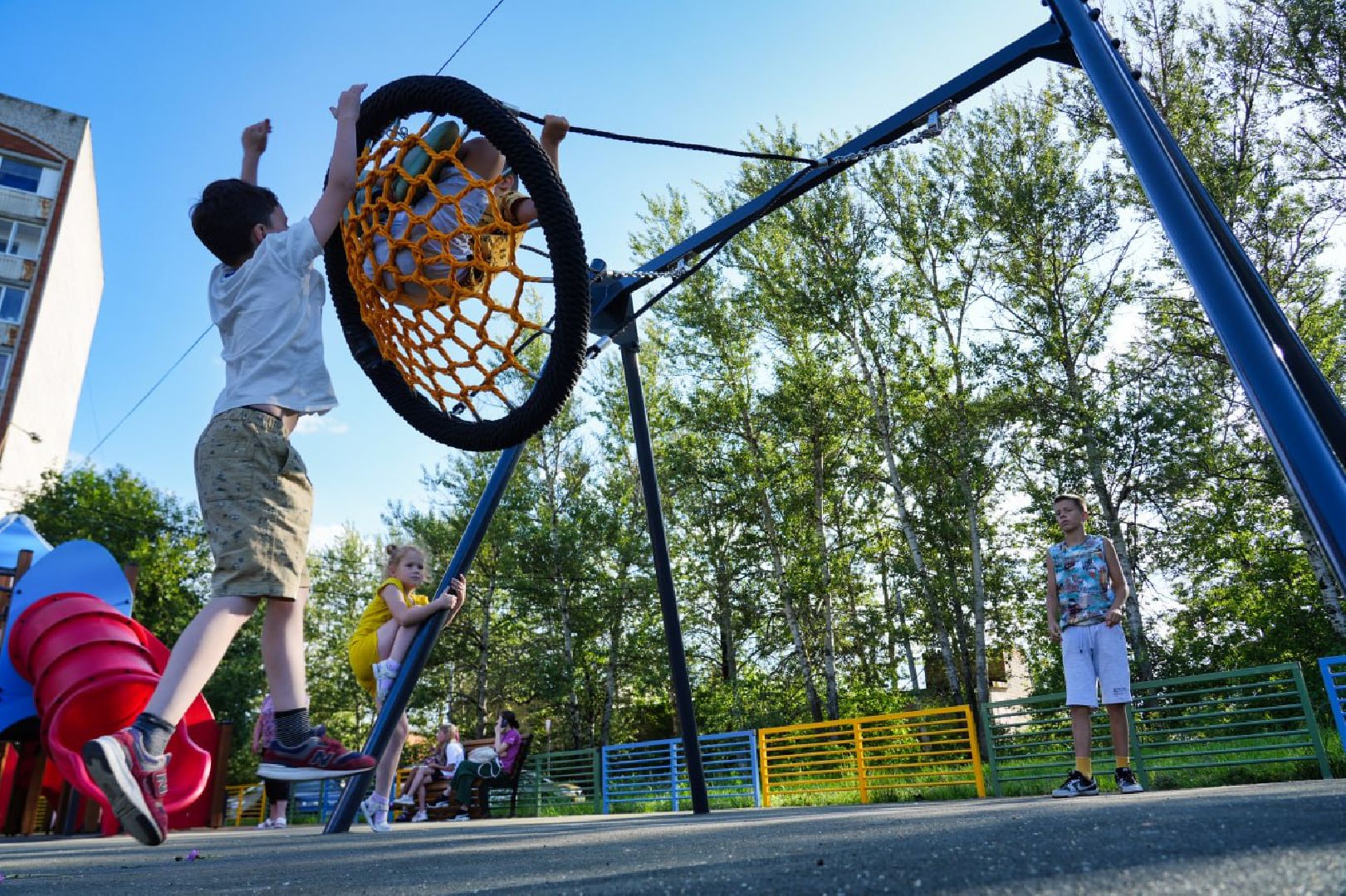 Сергиево-Посадский городской округ, Сергиев Посад, Благоустройство, Детские площадки, Губернаторская программа, Наше Подмосковье
