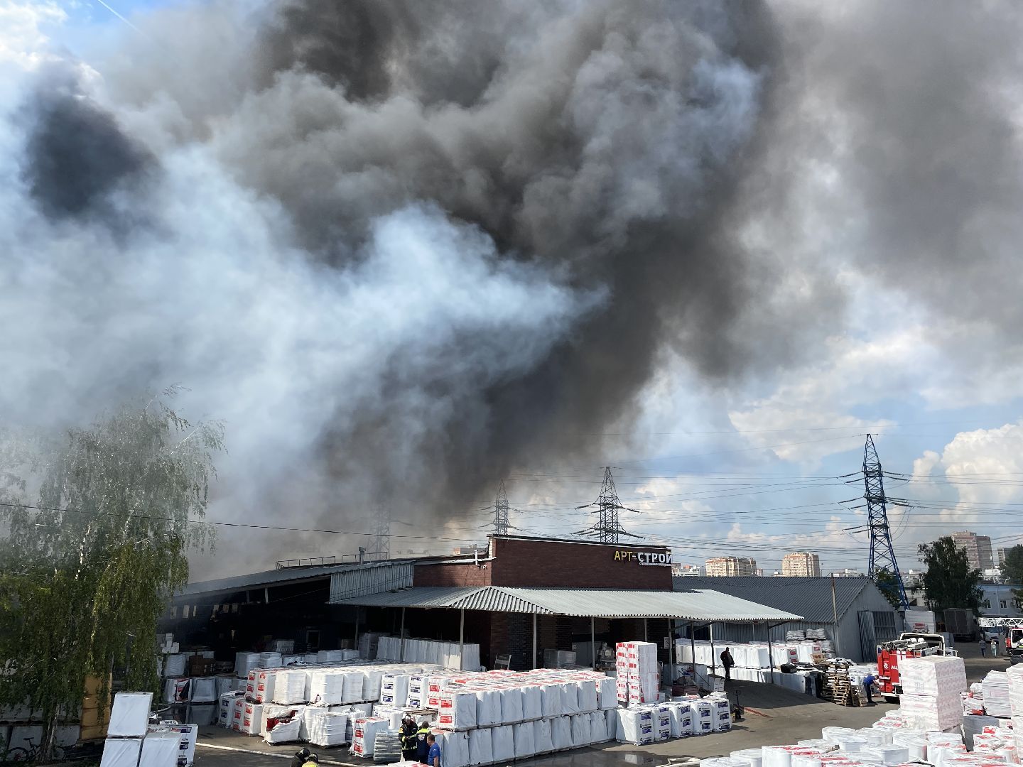 ЧП, пожар, Люберцы