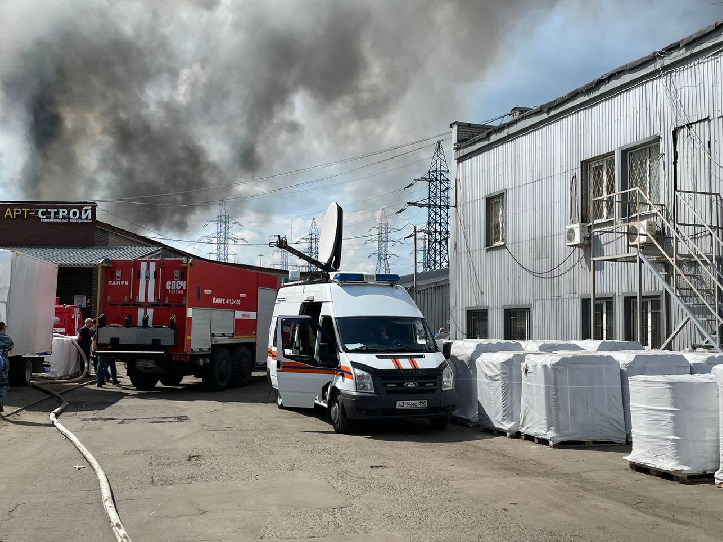 ЧП, пожар, Люберцы