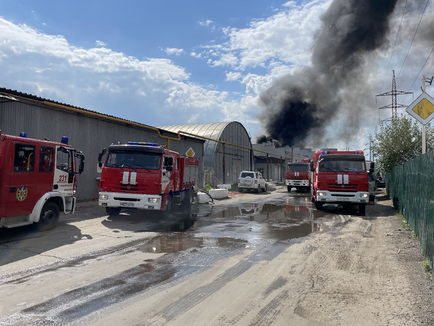 ЧП, пожар, Люберцы