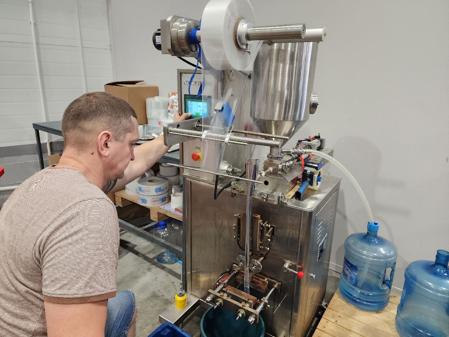 Пушкинский, Красноармейск, производство, сухой душ