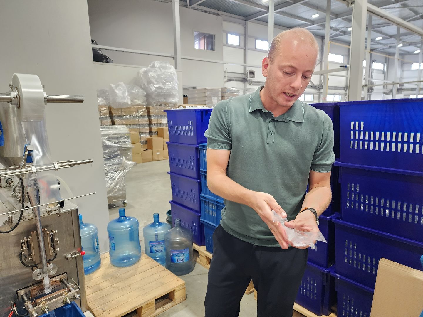 Пушкинский, Красноармейск, производство, сухой душ