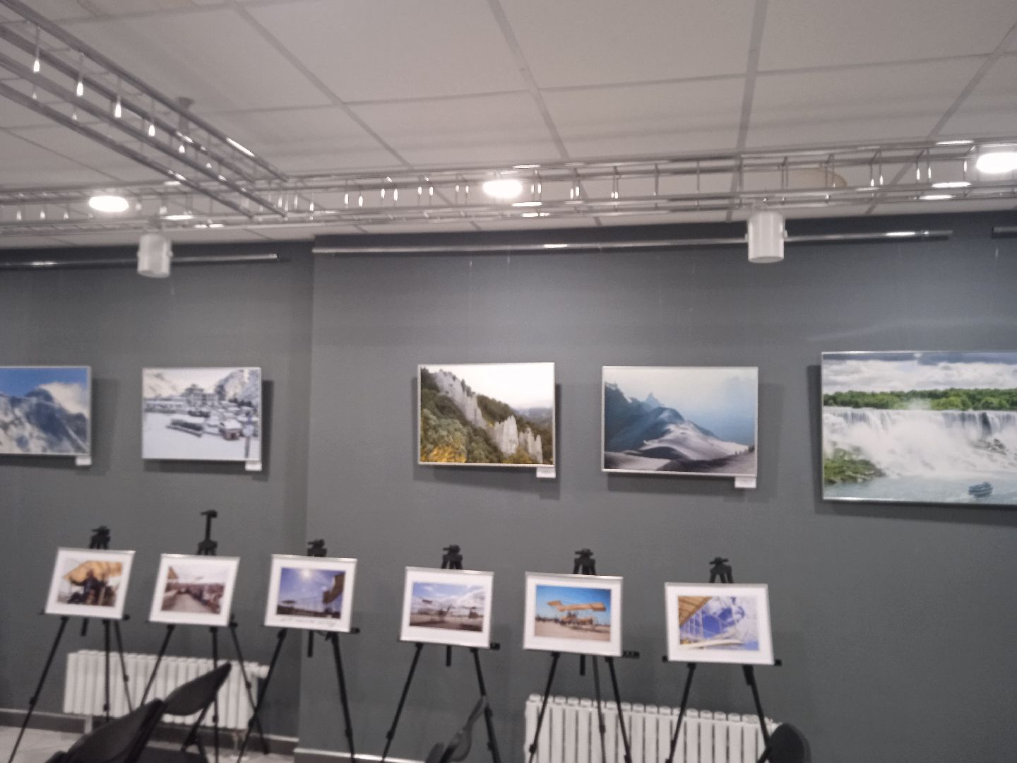 Демонстрационный, центр, ЦАГИ, выставка, планета, Земля, водопады, горы, пустыня