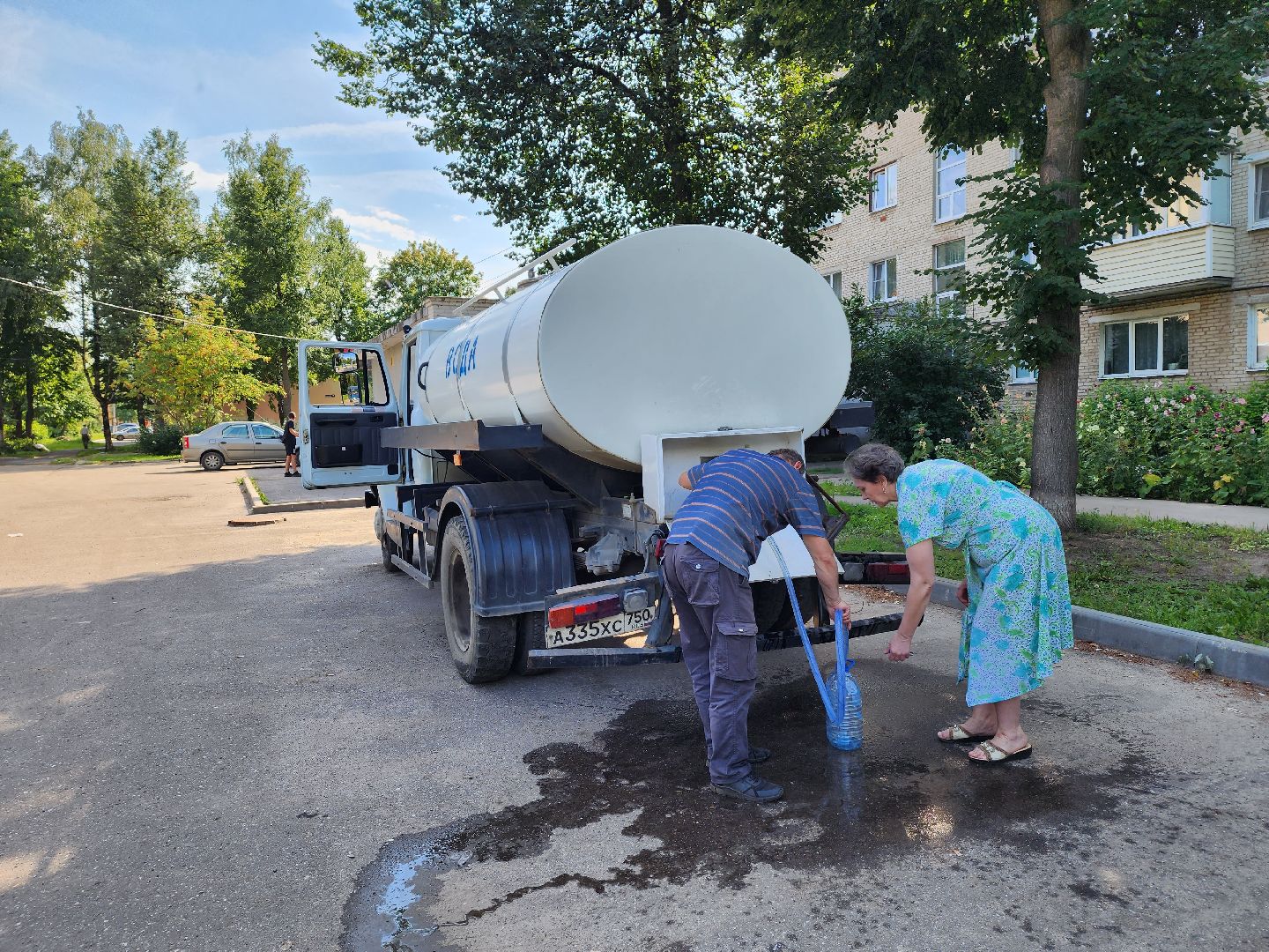 ЖКХ, подвоз воды, авария, Воскресенск