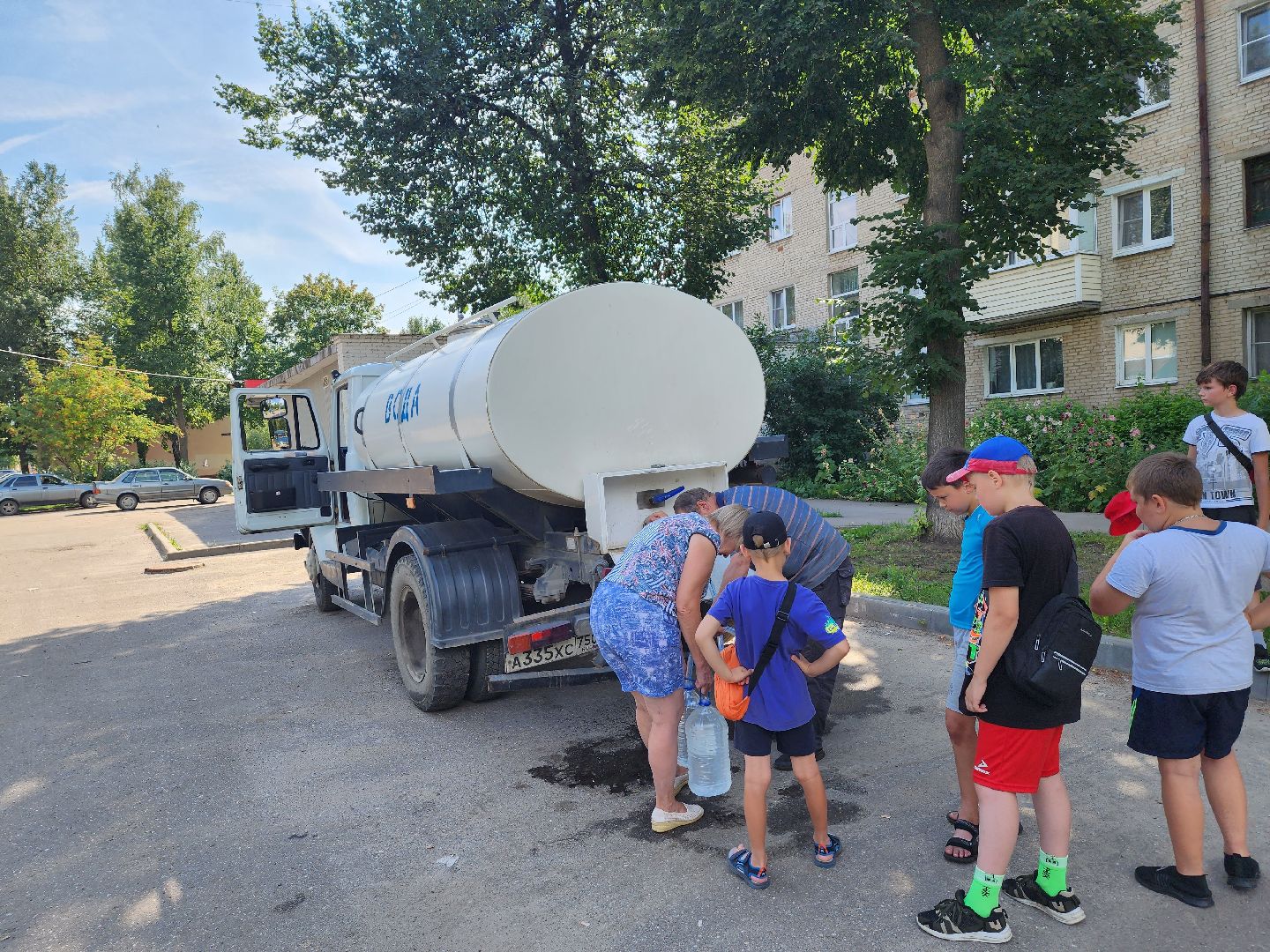 ЖКХ, подвоз воды, авария, Воскресенск