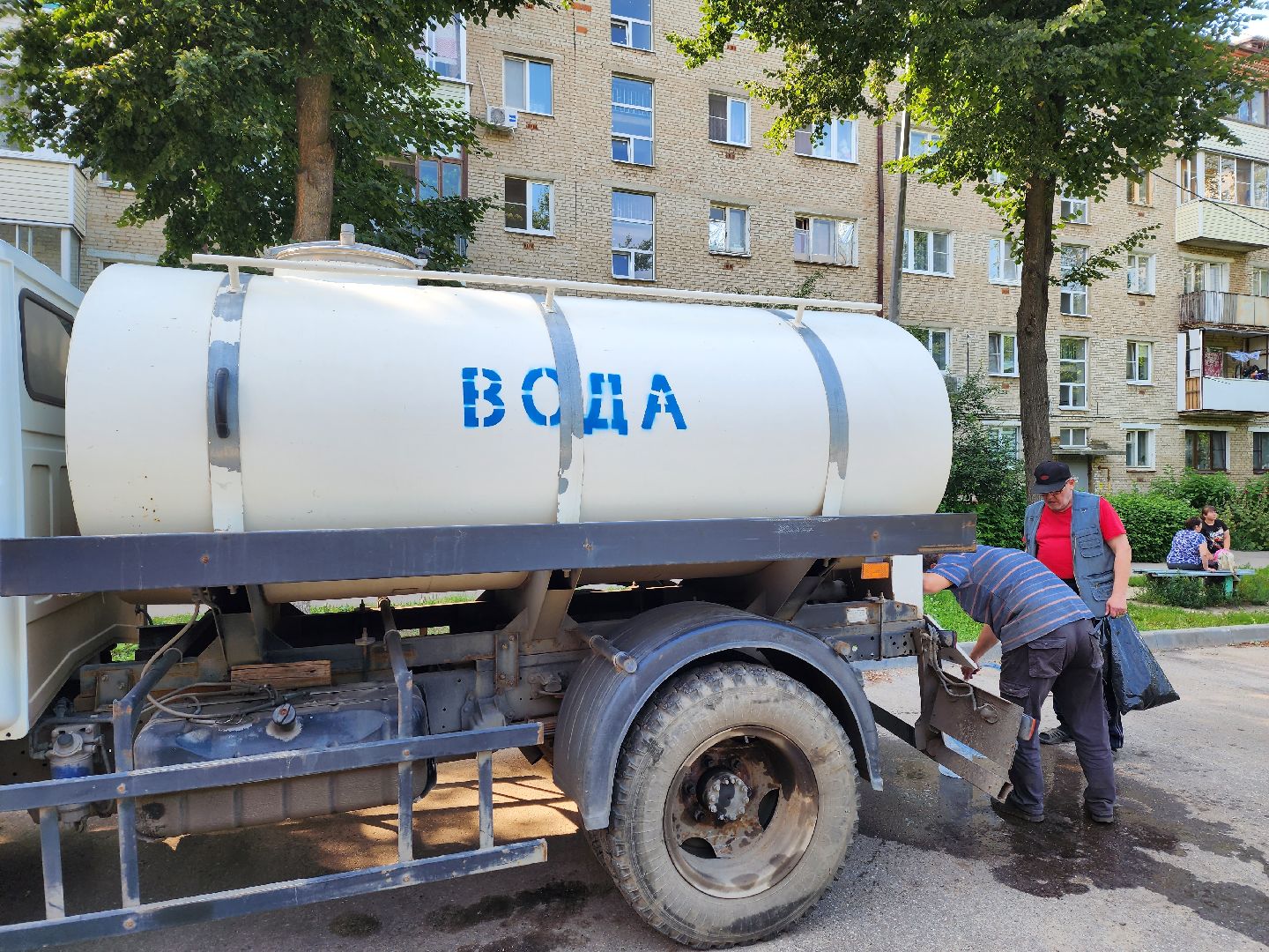 ЖКХ, подвоз воды, авария, Воскресенск