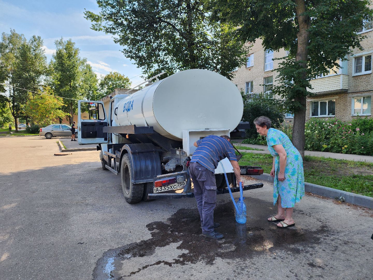 ЖКХ, подвоз воды, авария, Воскресенск