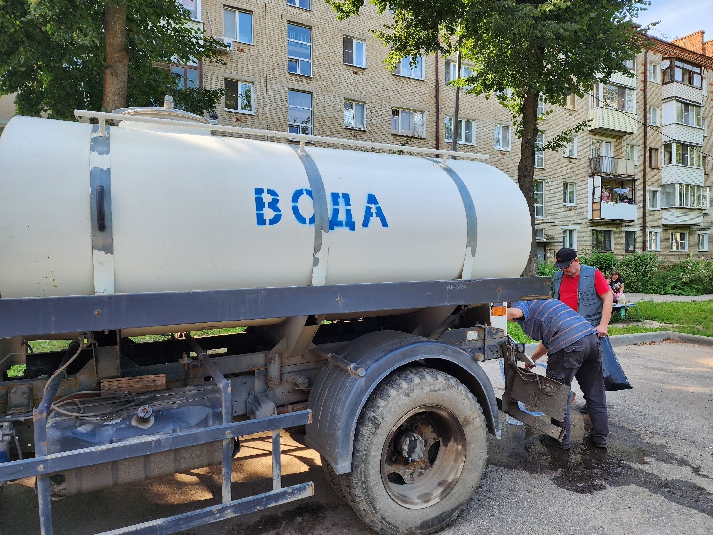 ЖКХ, подвоз воды, авария, Воскресенск