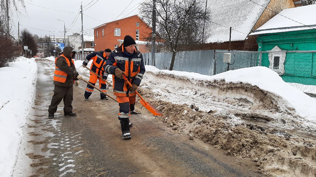 снег, ЖКХ, уборка снега, Серпухов