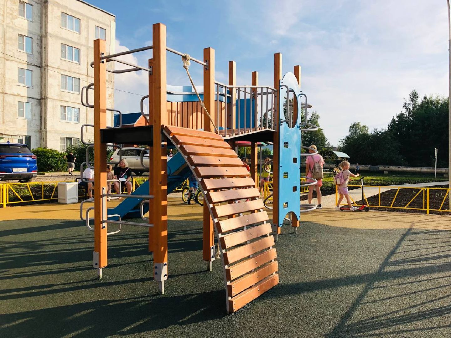 Руза, детские площадки, ДИП, благоустройство, качели, дети