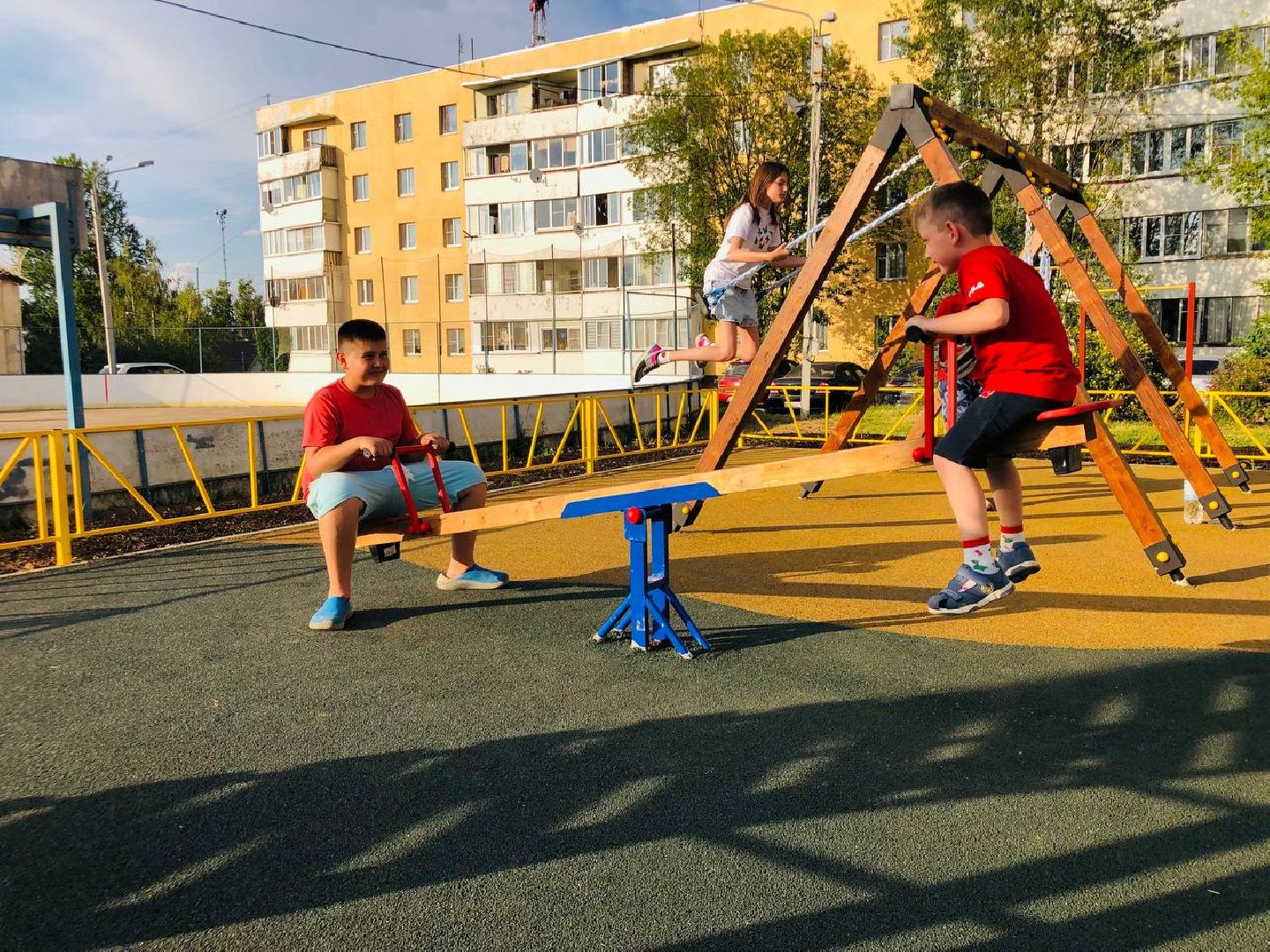 Руза, детские площадки, ДИП, благоустройство, качели, дети