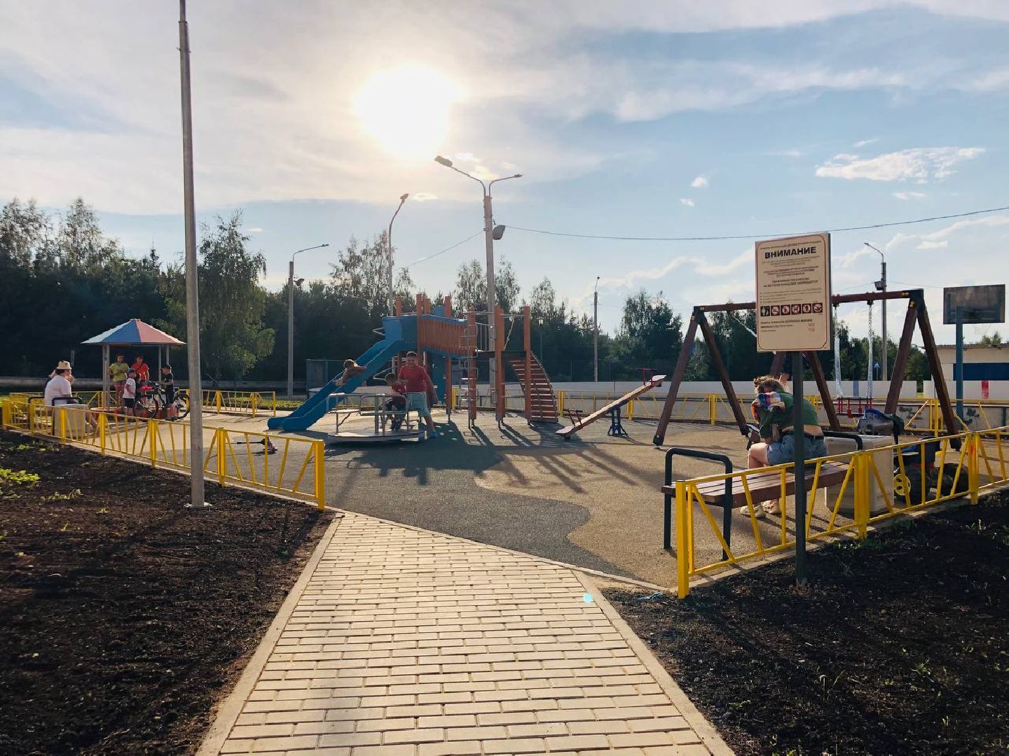 Руза, детские площадки, ДИП, благоустройство, качели, дети