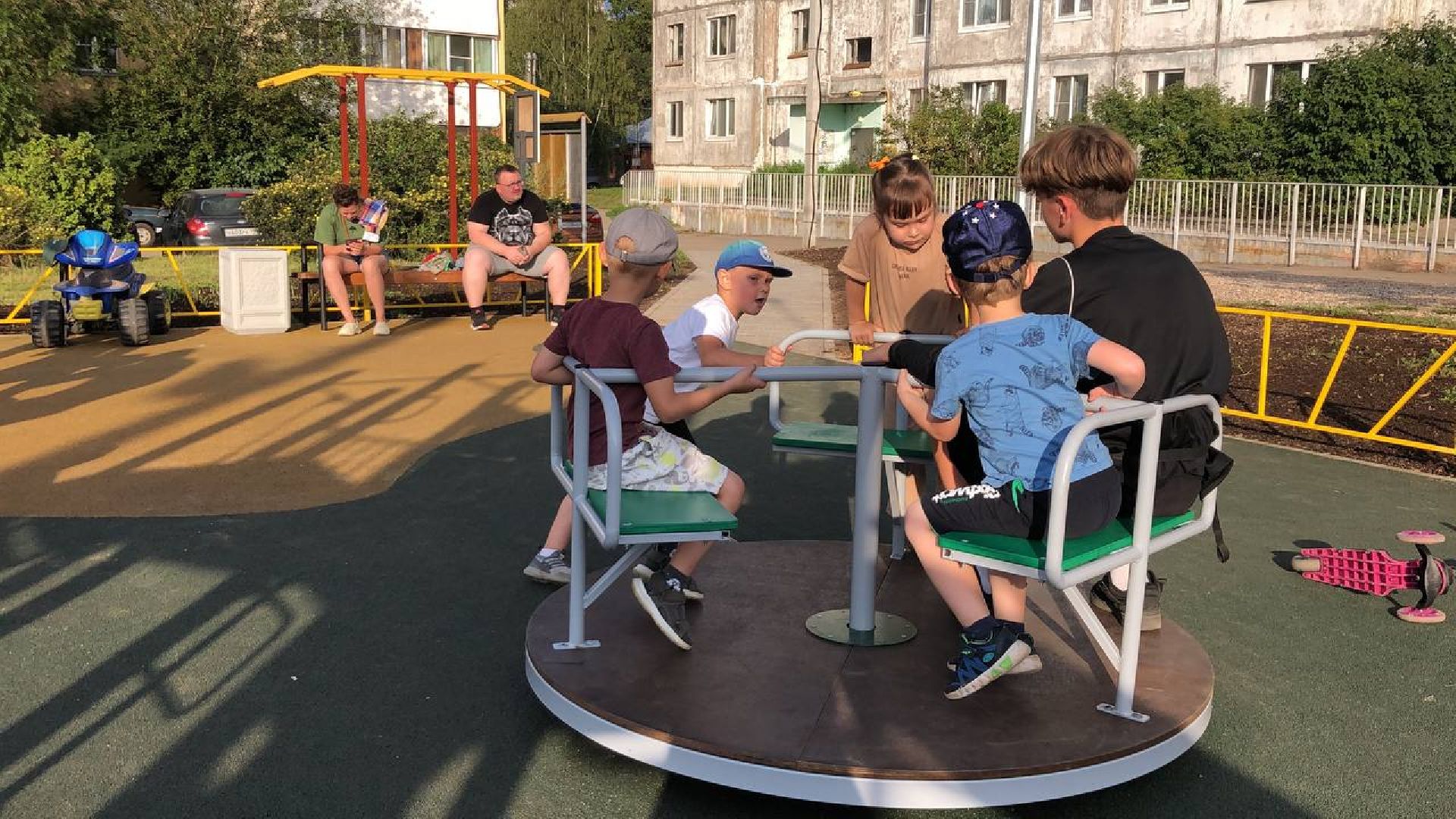 Руза, детские площадки, ДИП, благоустройство, качели, дети