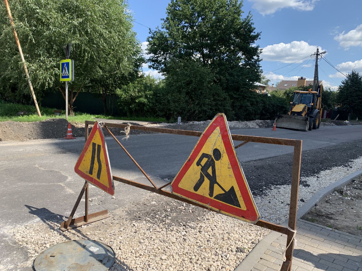 Балашиха, Подмосковье, дороги, капитальный ремонт, асфальтирование, бордюр, улица Шестая