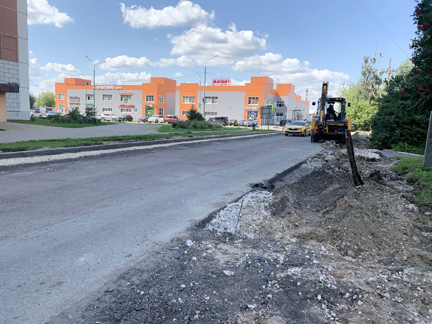 Балашиха, Подмосковье, дороги, капитальный ремонт, асфальтирование, бордюр, улица Шестая