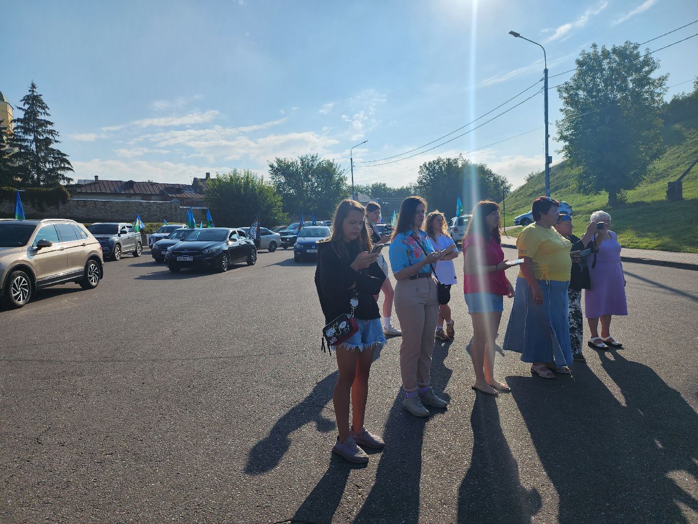 Серпухов, Подмосковье, День ВДВ, десантники, автопробег