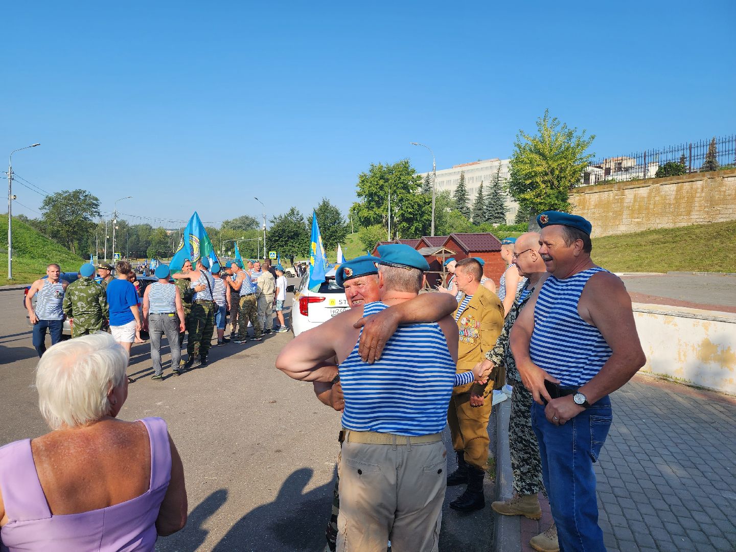 Серпухов, Подмосковье, День ВДВ, десантники, автопробег