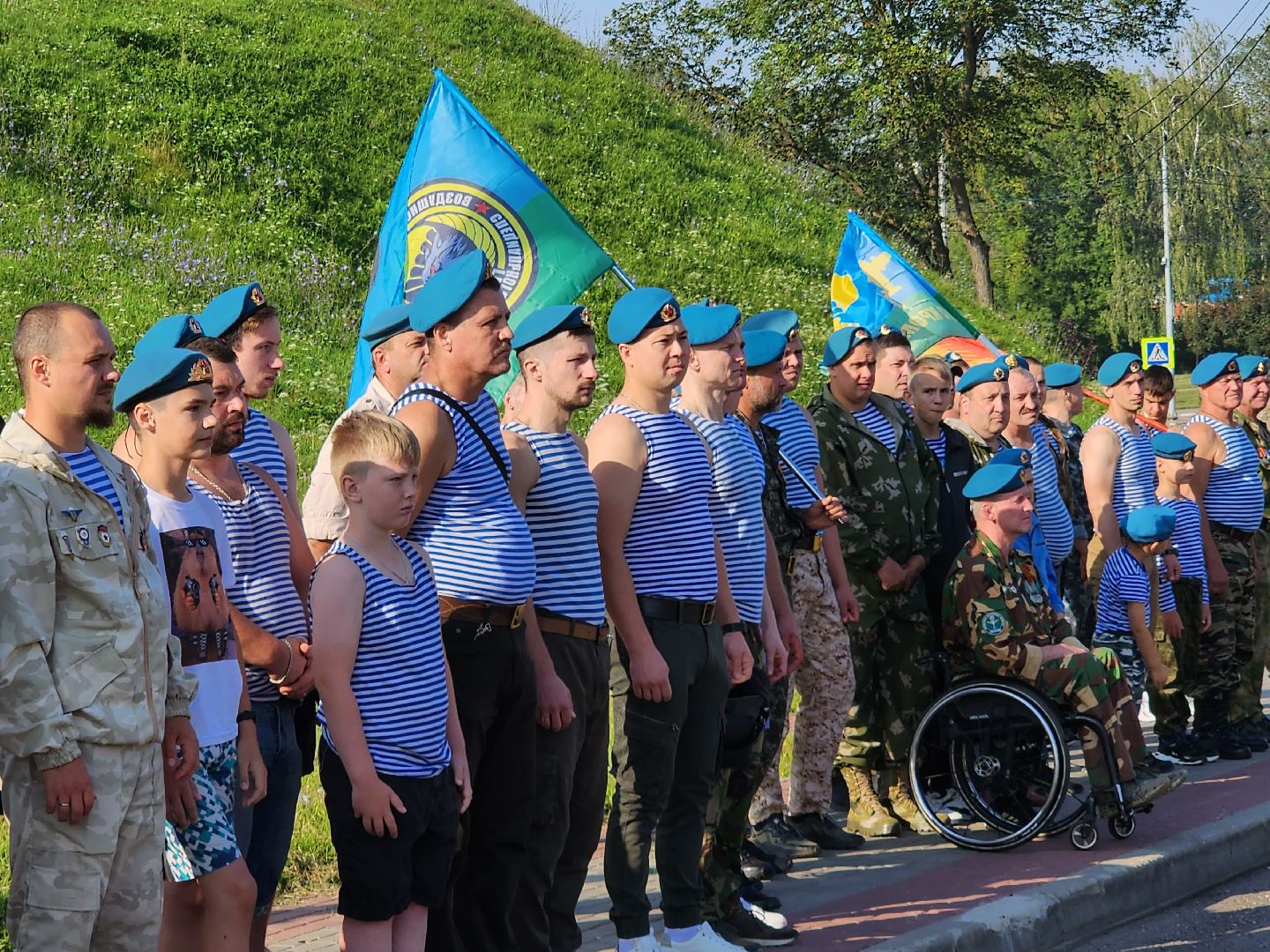 Серпухов, Подмосковье, День ВДВ, десантники, автопробег
