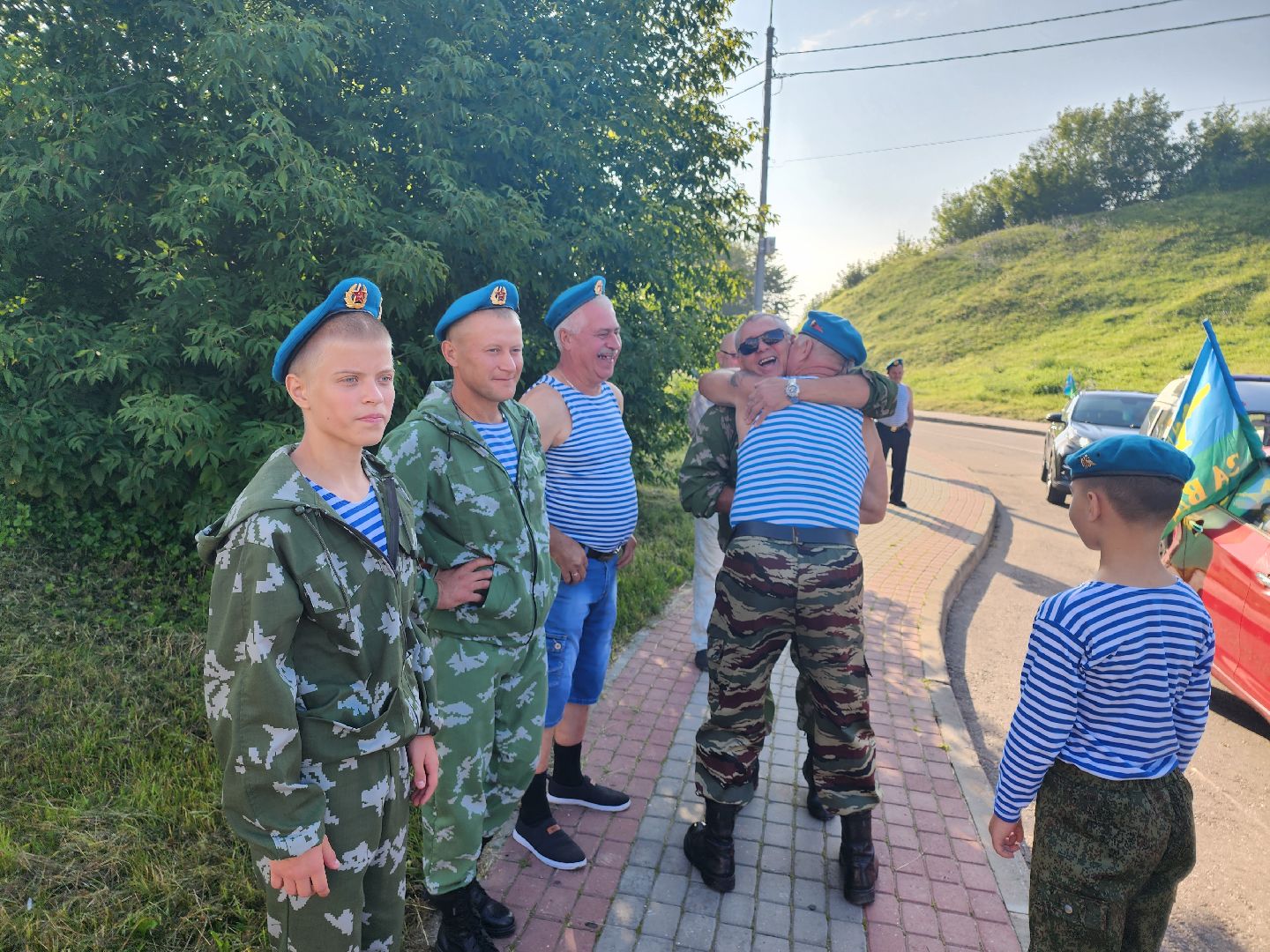 Серпухов, Подмосковье, День ВДВ, десантники, автопробег