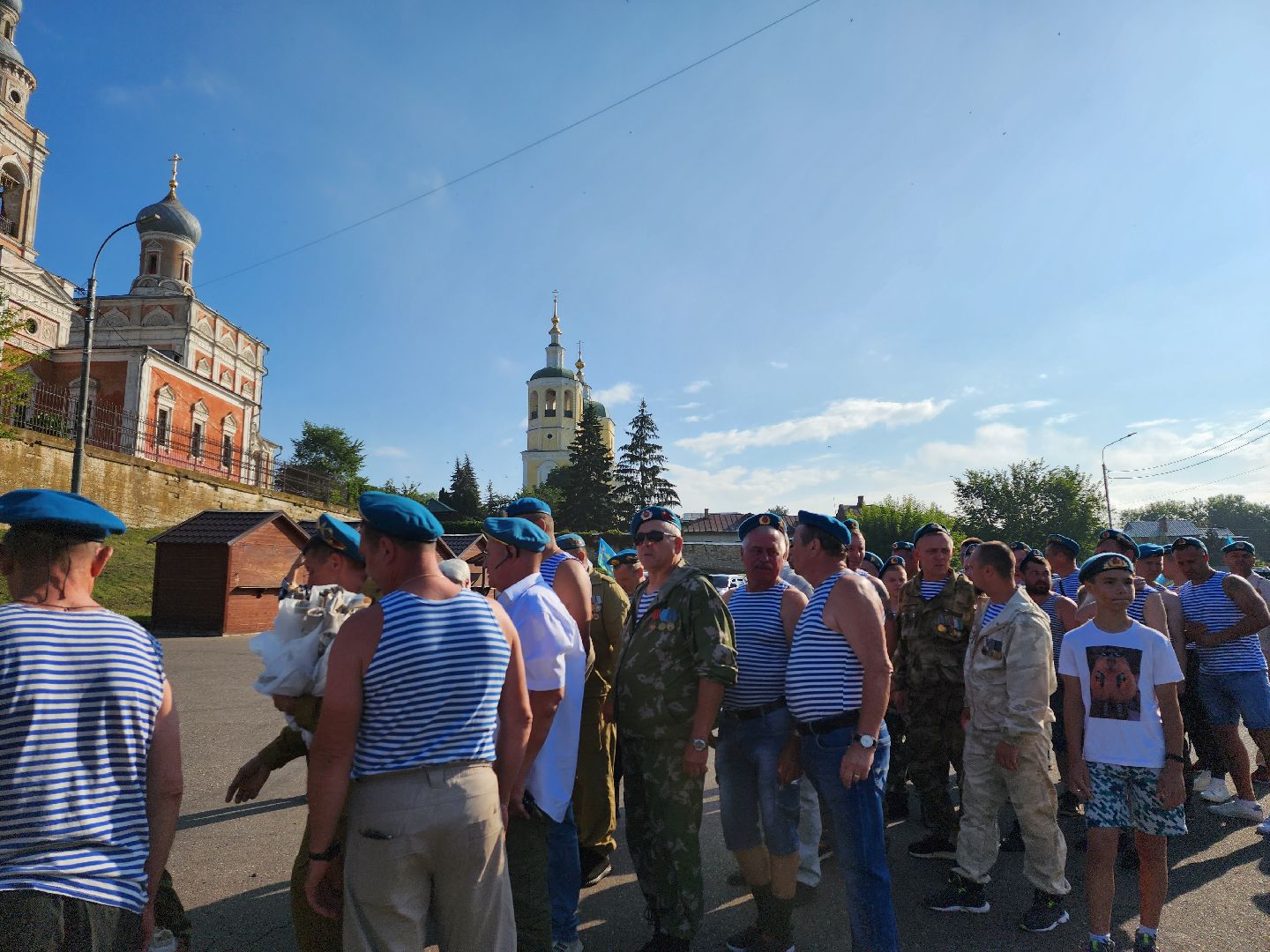 Серпухов, Подмосковье, День ВДВ, десантники, автопробег