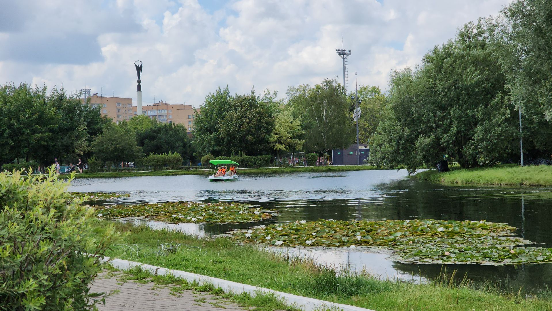 Одинцово, благоустройство, пруд, площадь, развлечение,